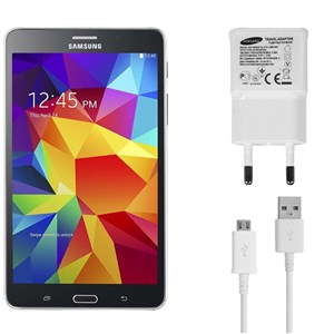 آداپتور کلگی,شارژر فست سامسونگ (مشکی) Charger Adapter Fast Samsung Galaxy Tab4 7.0 Wi-Fi