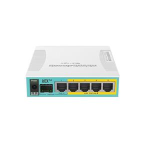 روتر میکروتیک hEX PoE lite پنج پورت 10.100 Mikrotik RB750UPr2