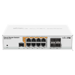 CRS112-8P-4S-IN 8x Gigabit Ethernet Smart Switch