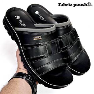 دمپایی مردانه شیما مدل اطلس رنگ قهوه ای 44