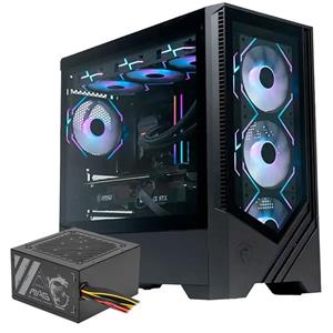 کیس MSI PAG Forge M100Lپاور MSI MAG A500NH