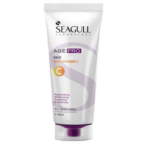 کرم صورت سی گل حاوی ویتامین C حجم 40 میلی لیتر Seagull Agepro Face Cream With Vitamin 