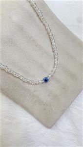 گردنبند مینیمال دخترانه مونجوق چشم نظر