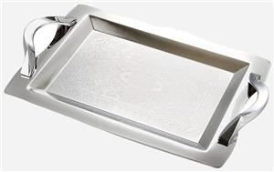 سینی استیل گلدار کوچک نیوهوم کد: NH08-1115