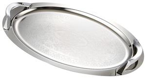 سینی استیل گلدار بیضی بزرگ نیوهوم کد: NH08-1903