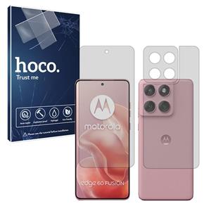 گلس صفحه نمایش و پشت گوشی موتورولا Edge 60 Fusion مدل مات برند هوکو کد SS