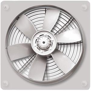 هواکش صنعتی ایلکا با پروانه پلاستیکی تکفاز 30 سانت 90 وات مدل VIE-30A4S