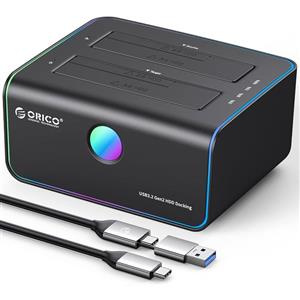 داک هارد اوریکو مدل ORICO 8828C3-C RGB Hard Drive Docking Station Offline Clone