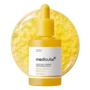 سرم ضد لک و روشن کننده کوجیک اسید و نیاسینامید مدی کیوب Medicube Kojic Acid Turmeric Niacinamide Serum
