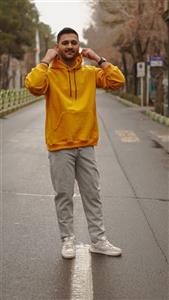 دورس هودی کلاهدار لش بیسیک مردانه پنیه 3 نخ توکرکی