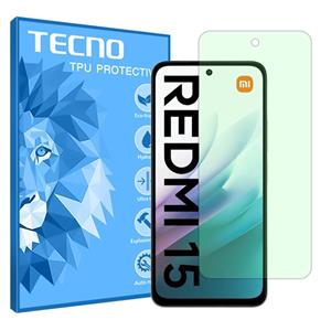 گلس شیائومی Redmi 15 4G مدل گرین لایت برند تکنو کد S