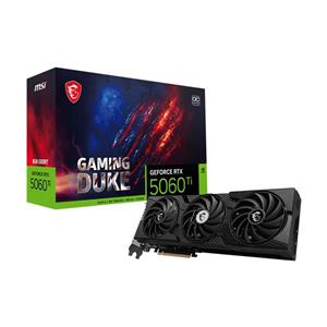 کارت گرافیک MSI GeForce RTX 5060 Ti GAMING DUKE 3X OC 8GB GDDR7 128Bit