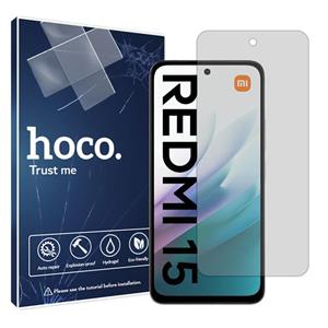 گلس شیائومی Redmi 15 4G مدل هیدروژلی شفاف برند هوکو کد S