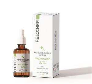 سرم نیاسین آمید 10 درصد مناسب انواع پوست حجم 30 میلی لیتر فلوچر