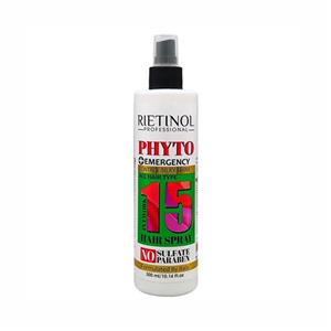 اسپری ماسک مو تقویت کننده ریتینول مدل Hair Phyto 15x1 مناسب برای انواع مو حجم 300 میلی لیتر