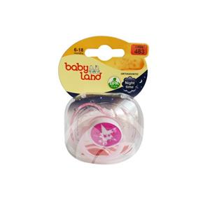 پستانک بی لند مدل 483 Baby Land Pacifier Size 2 