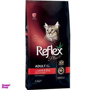 غذای خشک سگ بالغ رفلکس پلاس مدل maxi breeds فله طعم بره برنج وزن 500گرم