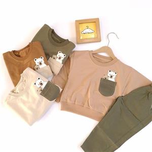 ست بلوز و شلوار دو خرس داخل جیب