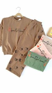 ست بلوز شلوار بگ دخترانه قلب