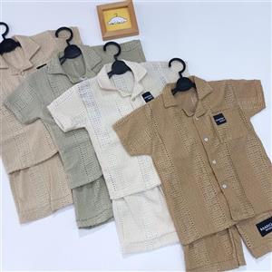 ست پیراهن شلوارک بچگانه مراکشی اسپرت