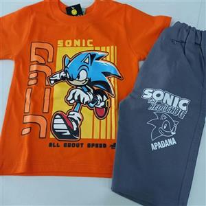 تیشرت شلوارک کتان سونیک