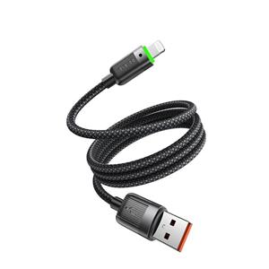 کابل USB به لایتنینگ بدنه مگنتی مک دودو مدل CA-6000 طول 1.2متر MCDODO CA-600 Fast Chrage 3A USB to Lightning Magnetic Self-Winding Data Cable