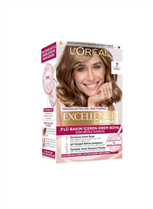 کیت رنگ مو لورآل شماره 7 بلوند طبیعی