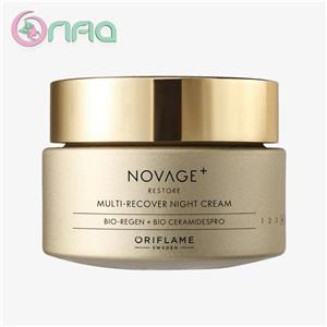 کرم شب مولتی ریکاور ریستور نوایج پلاس اوریفلیم Novage  Restore Multi- Correcting Night Cream