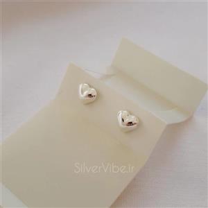 گوشواره نقره ۹۲۵ قلب ❤️ کاری سبک و مینیمال😍ارزنده و نقره وارداتی از برند آی ام آلمان ❤️ آویدخت شاپ 