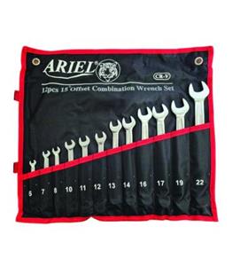 سری آچارهای یکسر رینگی 12 عددی آریل-ARIEL ARAY1201