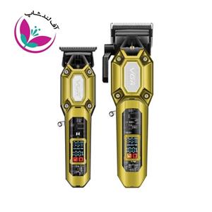 ماشین اصلاح موی سر و صورت وی جی ار مدل V900 V600 مجموعه دو عددی