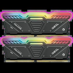 حافظه رم دسکتاپ گیل مدل Geil Polaris RGB 32GB DDR5 6000Mhz Dual CL36