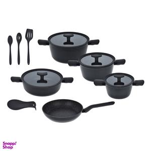 سرویس قابلمه و تابه گرانیتی 12 پارچه لیدوما مدل لئو