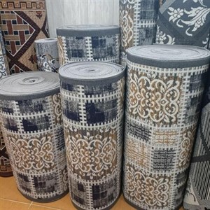 کناره گلیم فرش ماشینی طرح چهل تیکه فیلی 130 در 280 