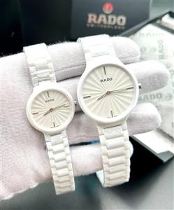 ست ساعت زنانه و مردانه رادو Rado سرامیکی رنگ ثابت با کیفیت