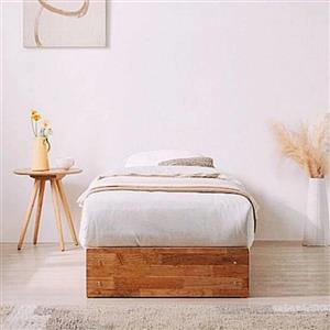 تخت خواب یک نفره ام دی اف مدل B-70 سایز 200×90 سانتی متر