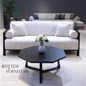 سرویس مبل 8 نفره کیوویک همراه با جلو مبلی و 2عدد عسلی