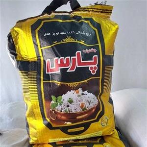 برنج باسماتی ۱۱۲۱ سفید نیم پز هندی جشنواره پارس