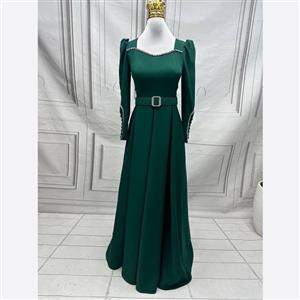 لباس مجلسی زنانه بلند مزونی پیراهن عروسکی ساقدوش فرمالیته نامزدی عقد