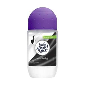 رول ضد تعریق لیدی اسپید استیک مدل Powder Invisible حجم 50 میلی لیتر