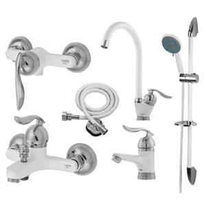 ست شیرآلات فاخته مدل قهرمان سازه کد SK مجموعه 6 عددی