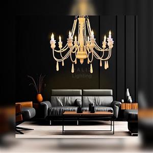 لوستر چوبی رنگ کرم