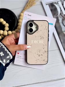 قاب گوشی موبایل آیفون چرمی dior