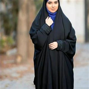 چادر دانشجویی مچ نگین دار درسا سوپر مات