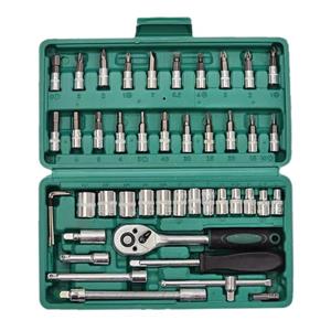 آچار بکس توتال مدل TGREEN مجموعه 46 عددی