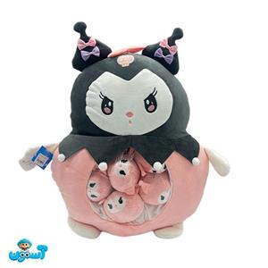 عروسک بچه دار کرومی صورتی