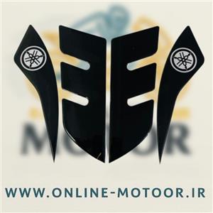 پد برچسب گلگیر جلو موتور سیکلت وارون مدل W-9-BLK مناسب برای یاماها آیروکس بسته 4 عددی