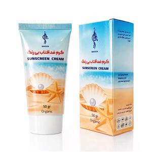 کرم ضدآفتاب بی رنگ ارگانیک بهارین (Sunscreen Cream)