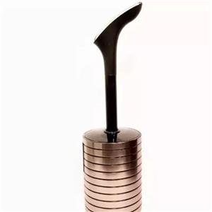 فرچه توالت شور تایلندی گیلبرت بازن پلاستیک در دو رنگ طلایی و استیل