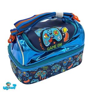 کیف دو جداره ظرف غذا وست طرح گیم کد 2058